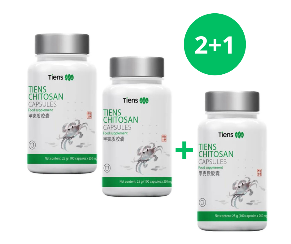 TIENS Chitozano Kapsulės 2+1