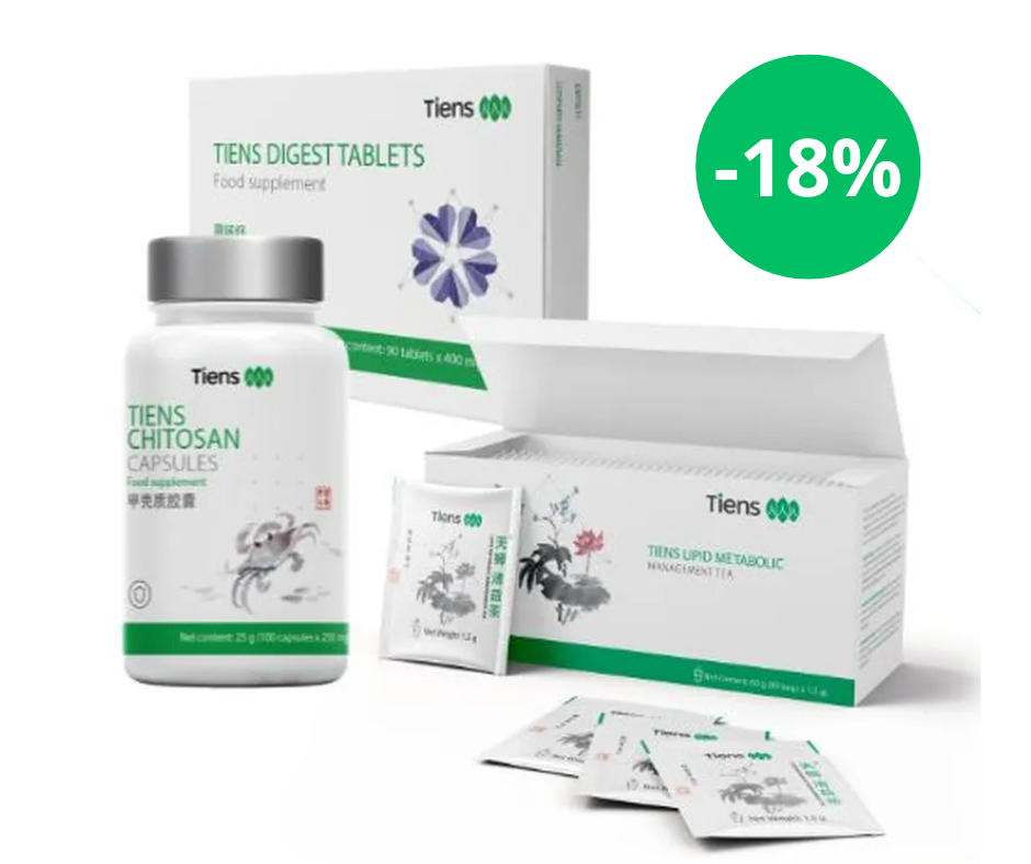 TIENS Detoksikacijos ir Virškinimo Balanso Rinkinys