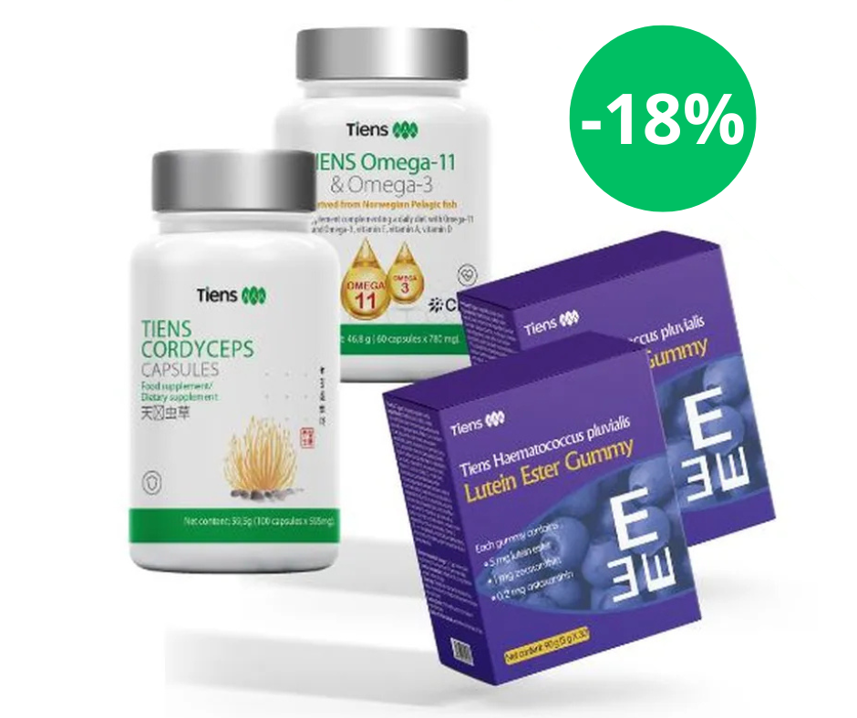 TIENS Rinkinys Energijai, Širdžiai ir Regėjimui